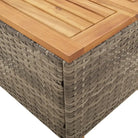 Tuinset met poly rattan en natuurlijke afwerking voor comfortabele zitervaring - Tuinsets