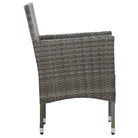 Tuinset met poly rattan en stalen frames voor een elegante buitenruimte - Tuinsets