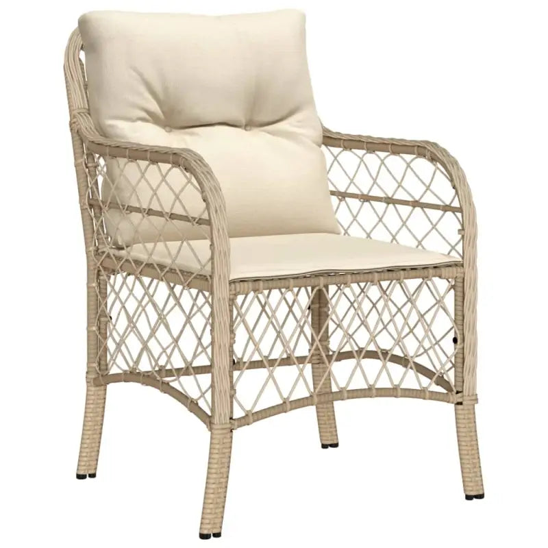 Tuinset met poly rattan voor gemakkelijk schoon en comfortabele zitervaring - Tuinsets