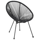 Tuinset met rattan look en gepoedercoat staal afmetingen - Tuinsets