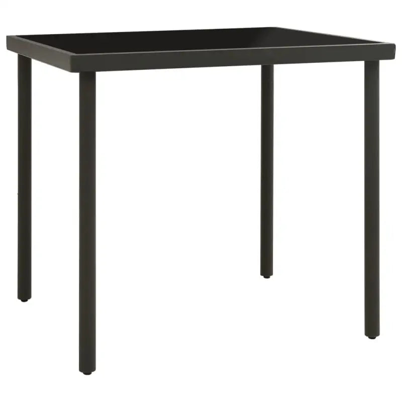 Tuinset met stalen frame in antraciet materiaal voor een stijlvolle buitenruimte - Tuinsets