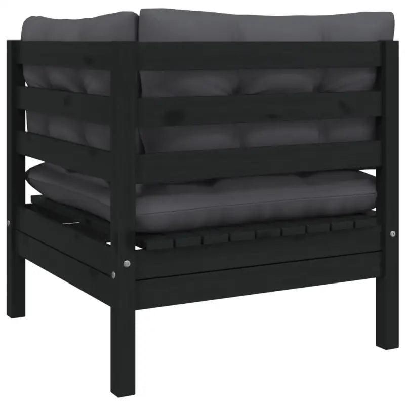 Tuinset met voetenbank tafel van massief grenenhout voor ontspanning - Tuinsets