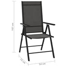 Tuinset met voetensteun en tafel voor comfortabel relaxen en dineren - Tuinsets