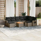 Tuinset met waterdichte tas en beige materiaal van gepoedercoat staal - Grijs - Tuinsets