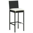Tuinset met weerbestendig PE-rattan en gepoedercoat stalen frame - Tuinsets