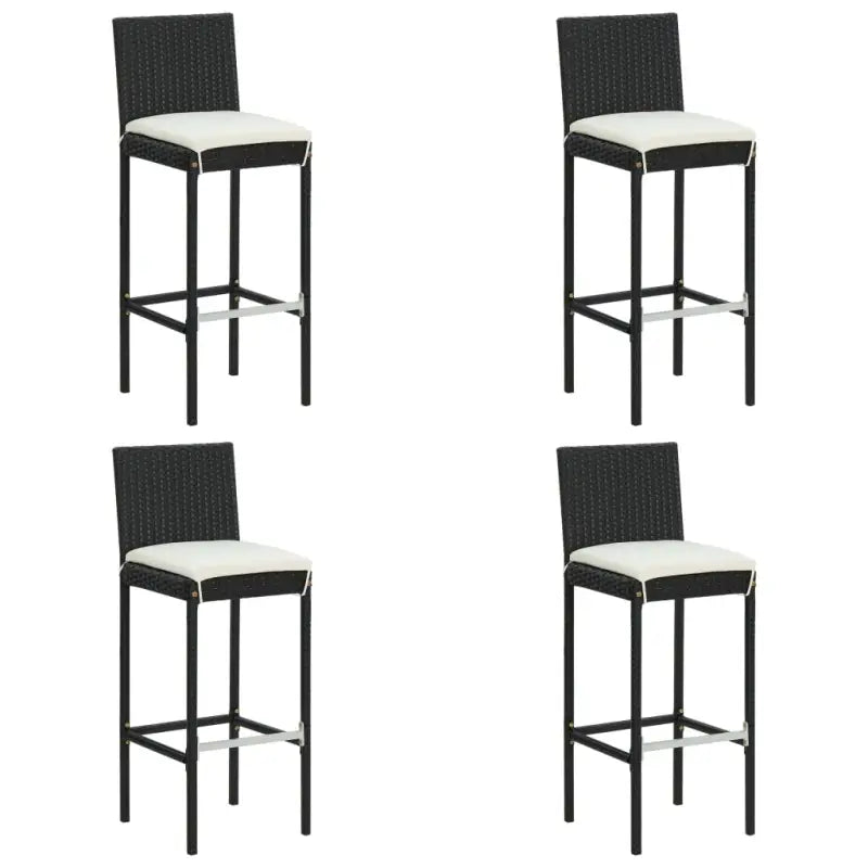 Tuinset met weerbestendig PE-rattan en gepoedercoat stalen frame - Tuinsets