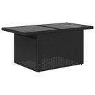 Tuinset met zwart materiaal en gepoedercoat staal voor jouw tuin of terras - Tuinsets