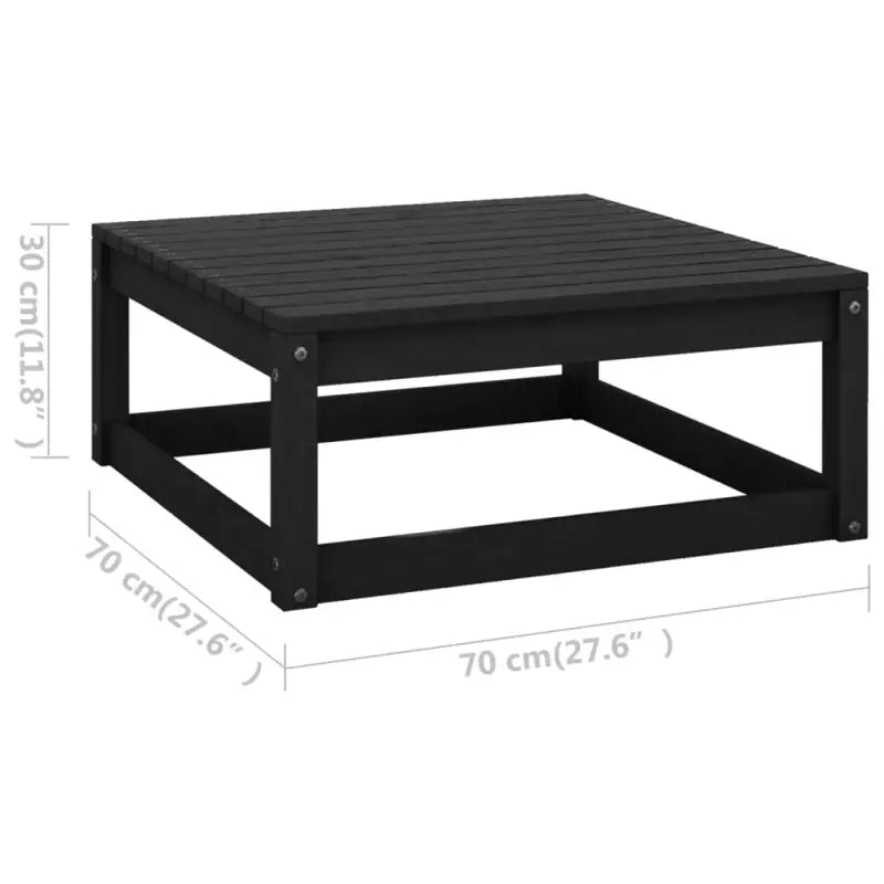 Tuinset van massief grenenhout met comfortabele rug- en zijkussens - Tuinsets