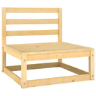 Tuinset van massief grenenhout met rug- en zijkussens voor comfort - Tuinsets