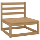 Tuinset van massief grenenhout met tafel en voetenbank voor ontspanning - Tuinsets