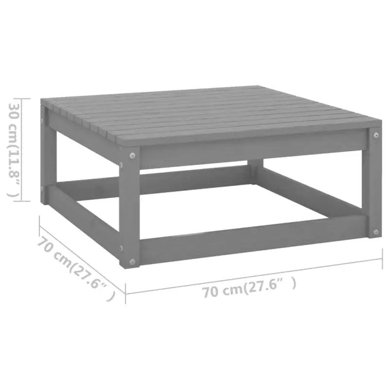 Tuinset van massief grenenhout voor ontspannen buitenmomenten - Tuinsets