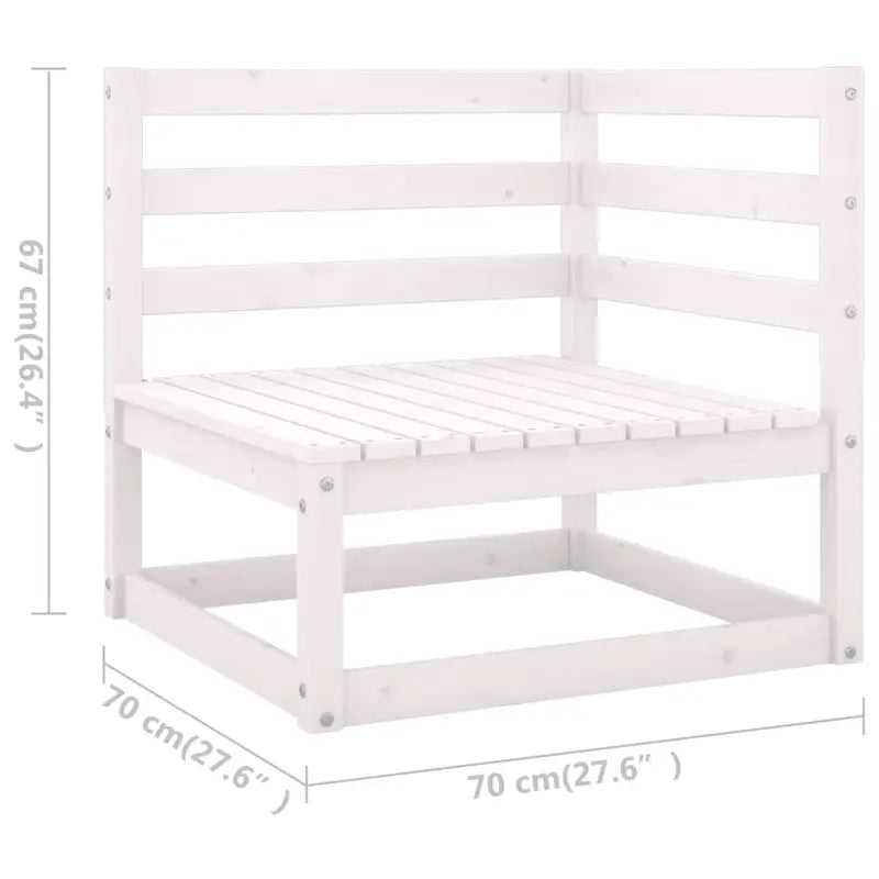 Tuinset van massief grenenhout voor ontspanning en gezelligheid - Tuinsets