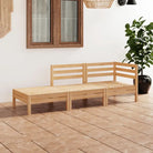 Tuinset van massief grenenhout voor ontspanning en gezelligheid - Bruin - Tuinsets