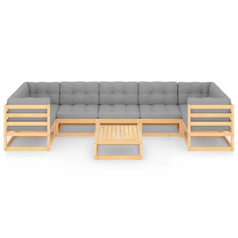 Tuinset van massief grenenhout voor ontspanning en samenzijn - Tuinsets