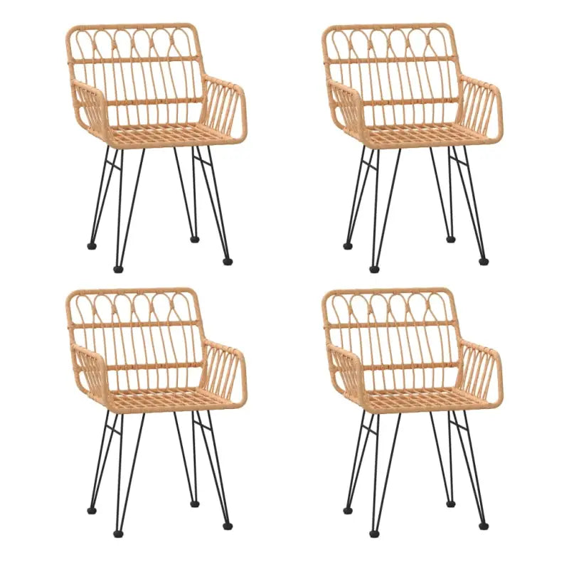 Tuinset van poly rattan met duurzaam uiterlijk en eenvoudig schoon te maken - Tuinsets