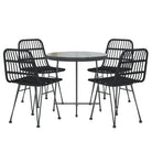 Tuinset van poly rattan met esthetisch rattan uiterlijk en afmetingen - Tuinsets