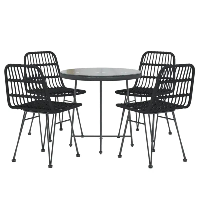 Tuinset van poly rattan met esthetisch rattan uiterlijk en afmetingen - Tuinsets