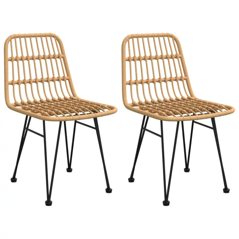 Tuinset van poly rattan met mooi uiterlijk en afmetingen eenvoudig schoon - Tuinsets