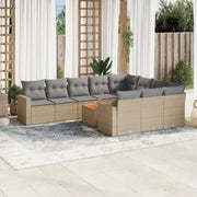 Tuinsets in gemengd beige materiaal voor comfortabele buitenruimte - Tuinsets