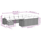 Tuinsets in grijs materiaal met gepoedercoat staal en afmetingen - Tuinsets