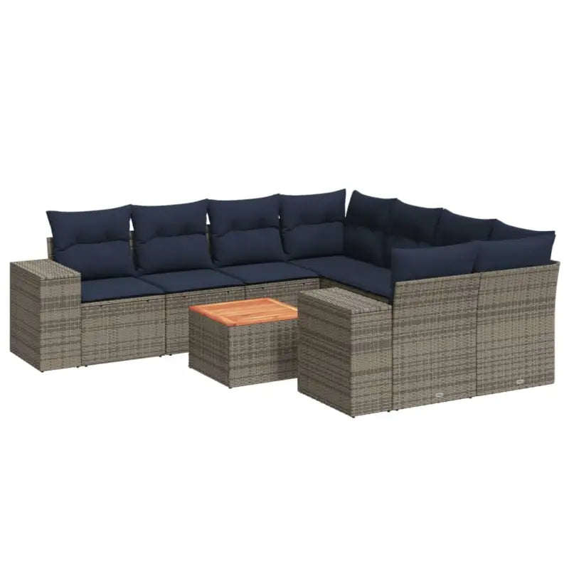 Tuinsets met grijs materiaal en gepoedercoat staal voor buiten ontspanning - Tuinsets