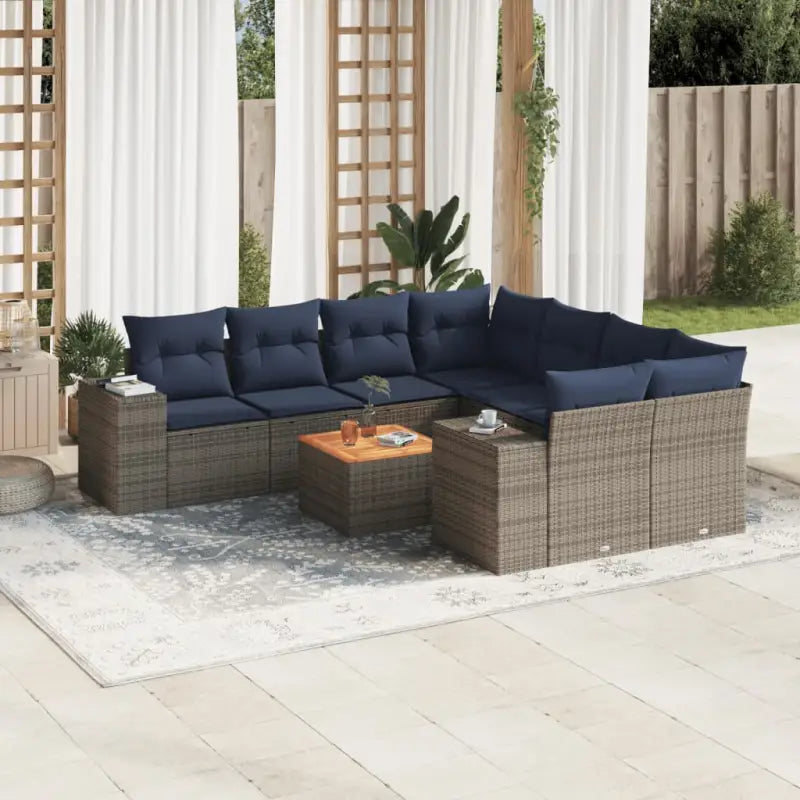 Tuinsets met grijs materiaal en gepoedercoat staal voor buiten ontspanning - Tuinsets