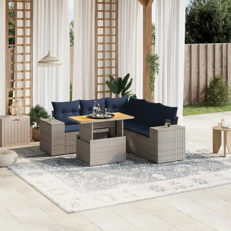 Tuinsets met grijs materiaal en gepoedercoat staal voor buitenplezier - Tuinsets