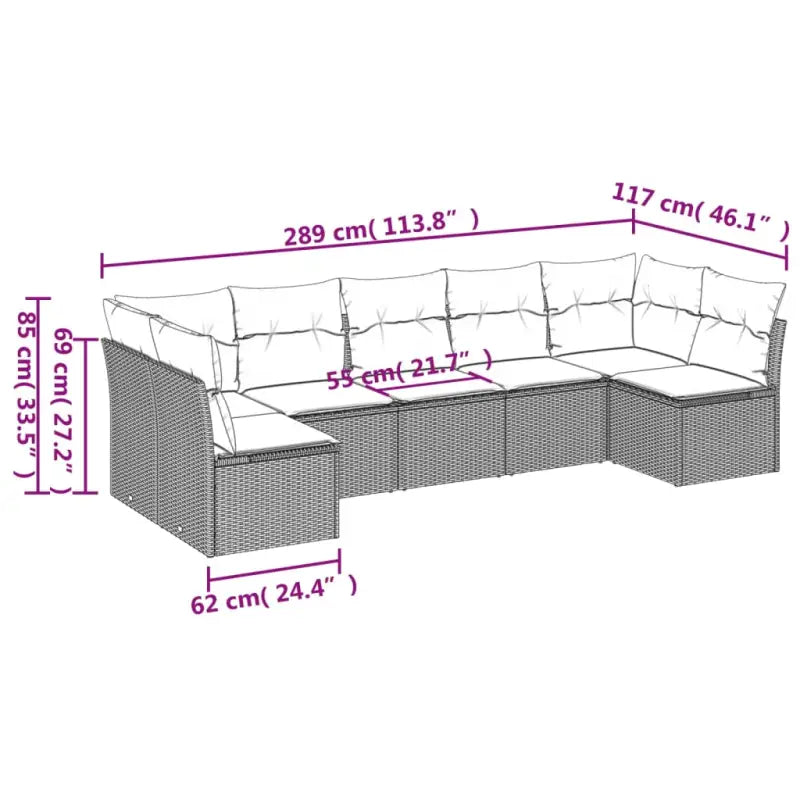 Tuinsets met Poly Rattan en Gepoedercoat Staal voor Buitenplezier - Tuinsets