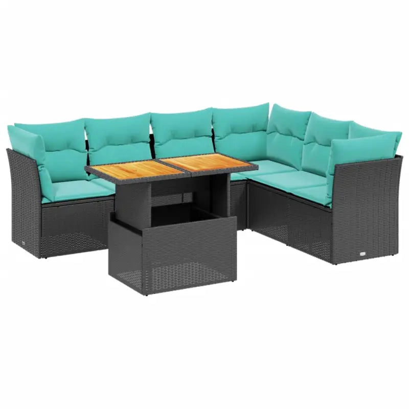 Tuinsets met zwart materiaal en gepoedercoat staal voor buitenplezier - Tuinsets