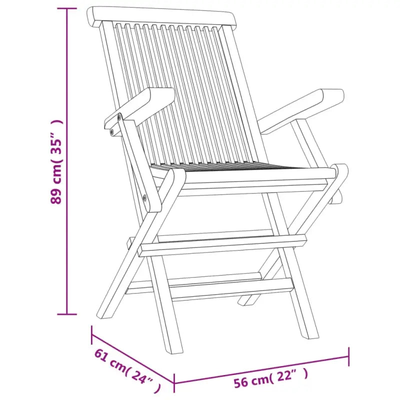 Tuinstoelen in massief teakhout voor een comfortabele ervaring - Tuinstoelen