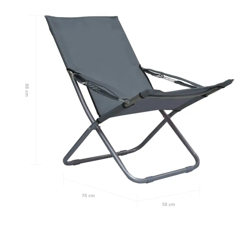 Tuinstoelen met 600D Oxford stof en stevige stalen frame levering bevat - Tuinstoelen