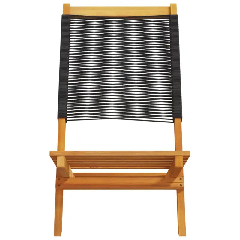 Tuinstoelen met massief acaciahout en gekantelde rugleuning - Tuinstoelen