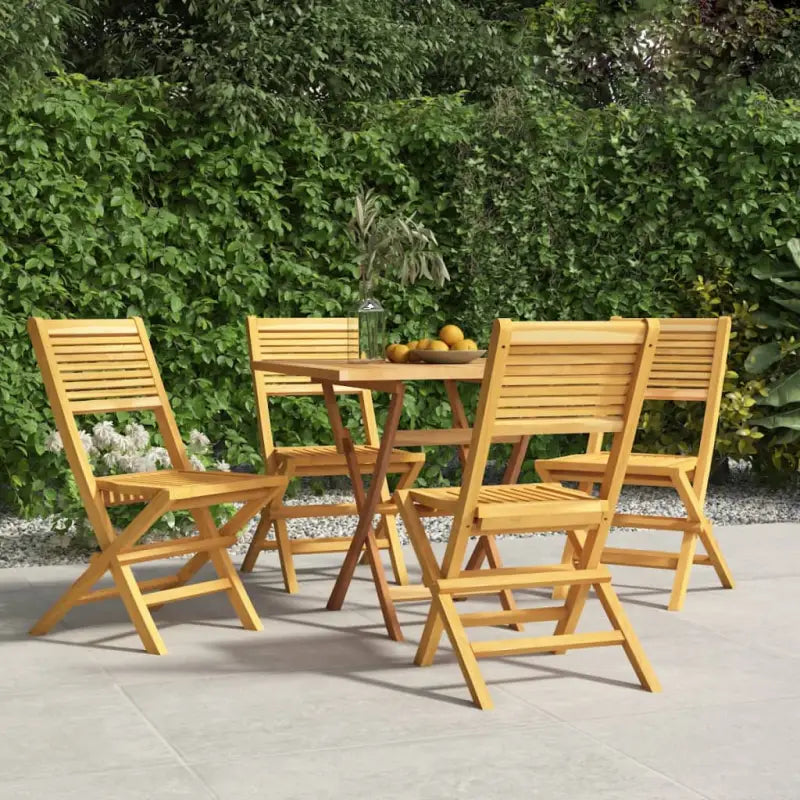 Tuinstoelen met massief teakhout voor een comfortabele ervaring - 4 / Zonder armleuning - Tuinstoelen