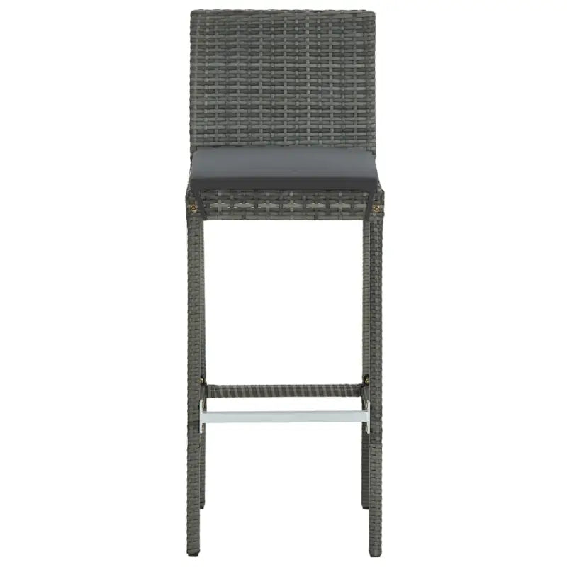 Tuinstoelen met poly rattan en stalen frame voor een moderne buitenruimte - Tuinstoelen