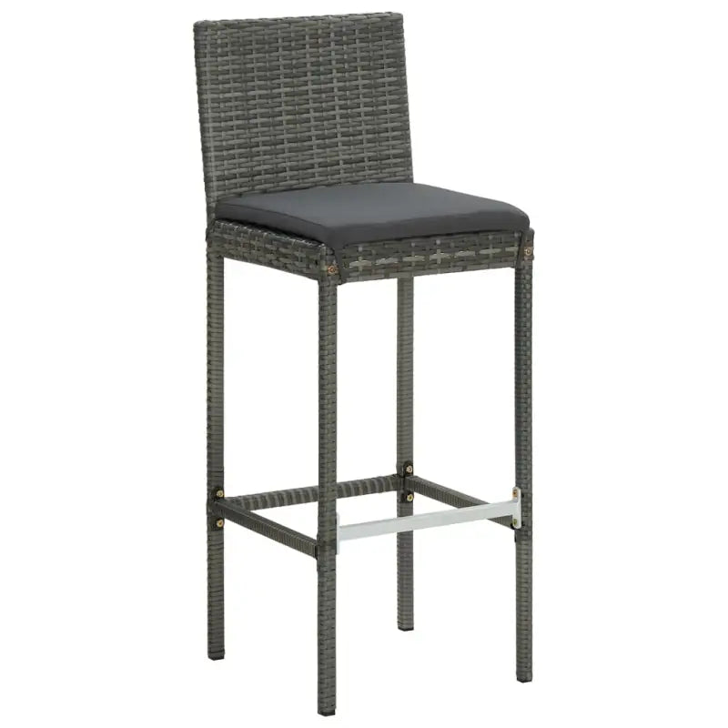 Tuinstoelen met poly rattan en stalen frame voor een moderne buitenruimte - Tuinstoelen