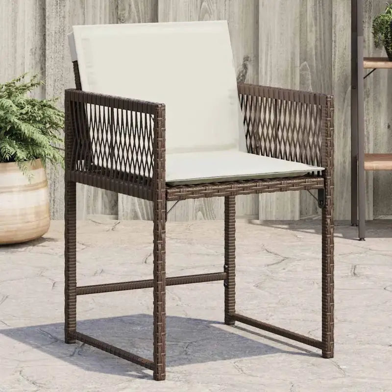 Tuinstoelen met poly rattan voor een comfortabele zitervaring met wasbare hoes - Tuinstoelen