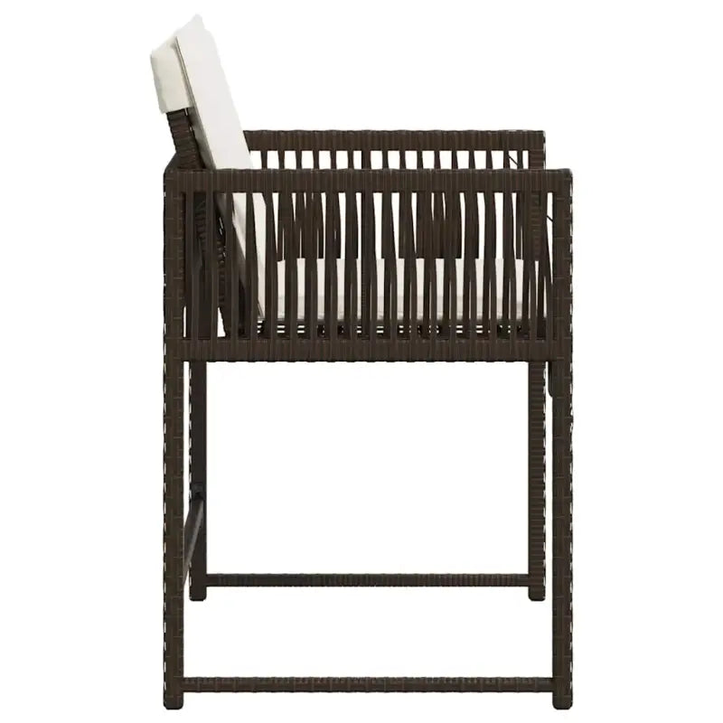 Tuinstoelen met poly rattan voor een comfortabele zitervaring met wasbare hoes - Tuinstoelen