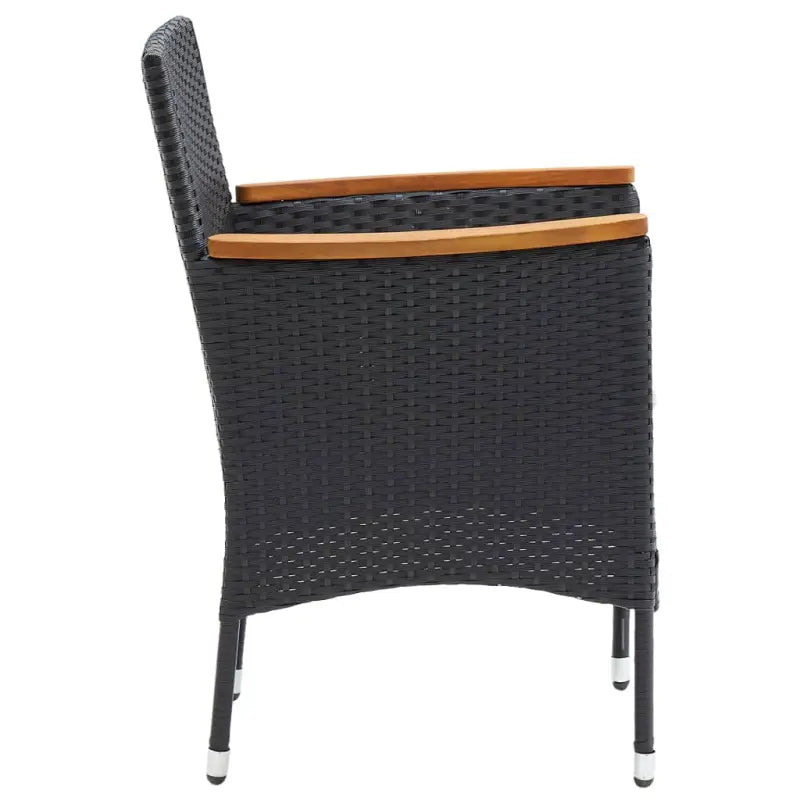 Tuinstoelen set met massief acaciahout en natuurlijke olieafwerking - Tuinstoelen