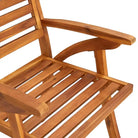 Tuinstoelen set van massief acaciahout voor tuin en terras - Tuinstoelen