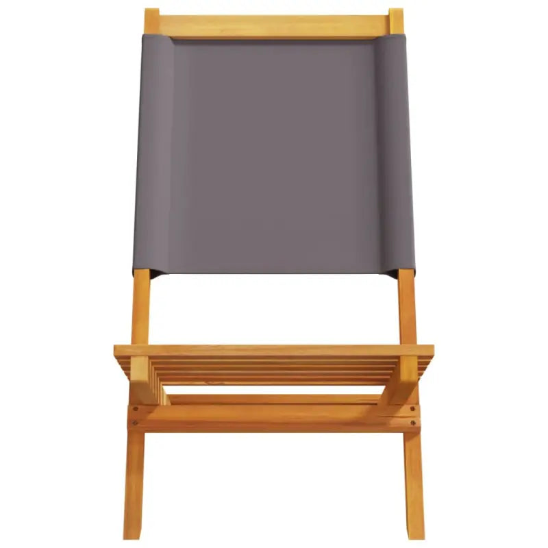 Tuinstoelen van massief acaciahout met gekantelde rugleuning - Tuinstoelen