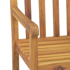 Tuinstoelen van massief acaciahout met gelat ontwerp voor ultiem comfort - Tuinstoelen