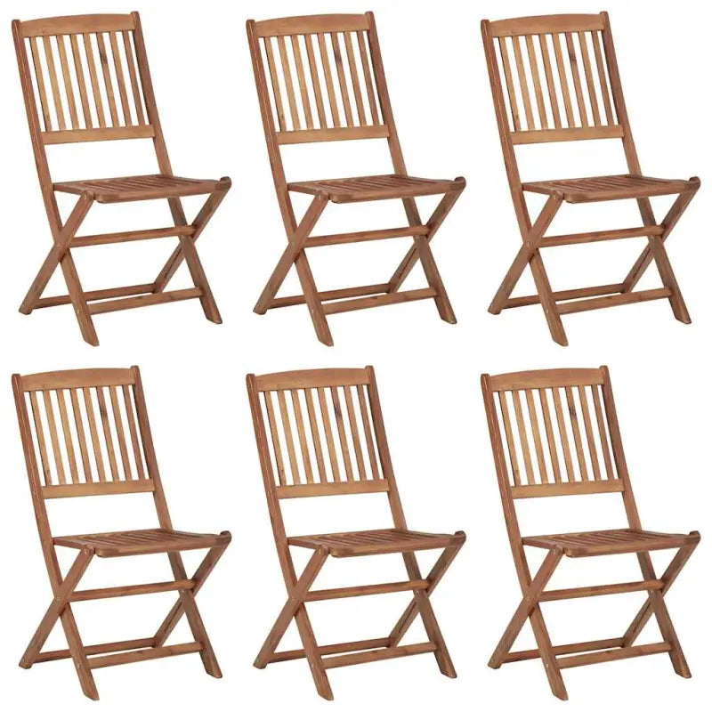 Tuinstoelen van massief acaciahout met kussens voor terras en tuin - Tuinstoelen