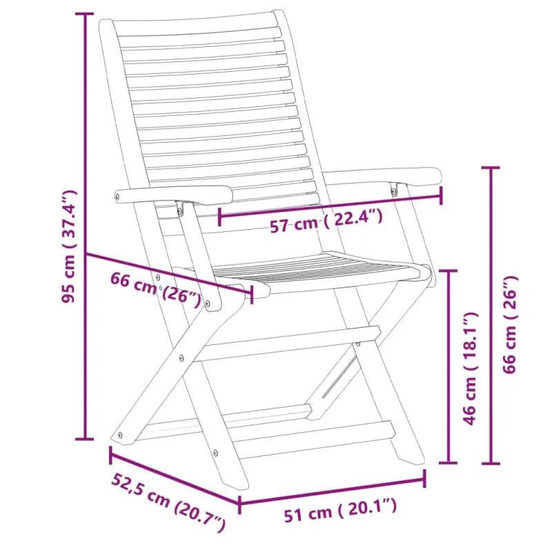 Tuinstoelen van massief acaciahout voor comfortabel buiten genieten - Tuinstoelen