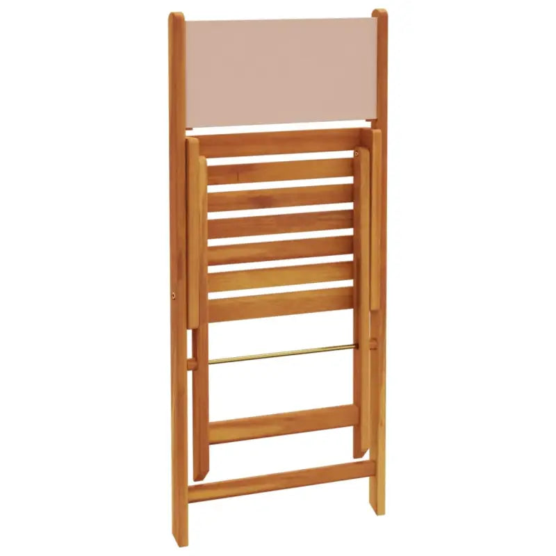 Tuinstoelen van massief acaciahout voor comfortabel buiten zitten - Tuinstoelen