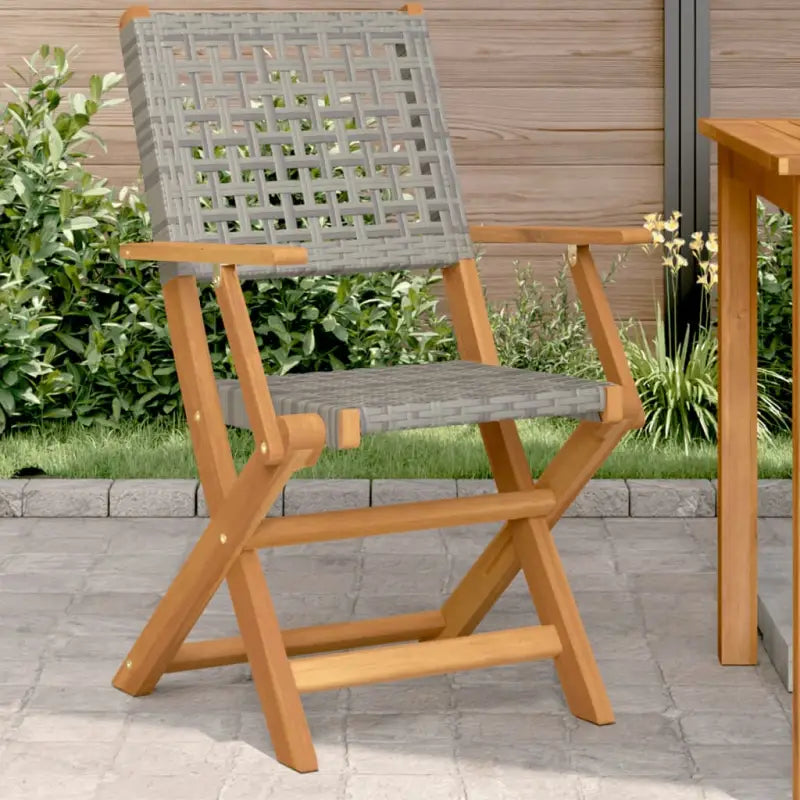 Tuinstoelen van massief acaciahout voor duurzaam comfort - Tuinstoelen