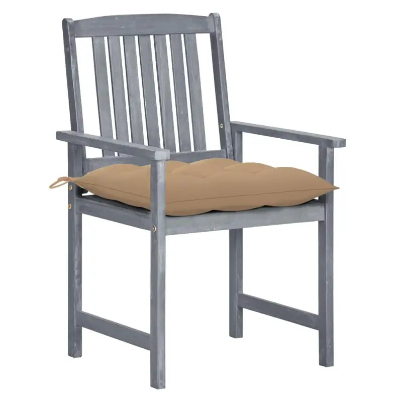 Tuinstoelen van massief acaciahout voor een rustieke buitenruimte - Tuinstoelen