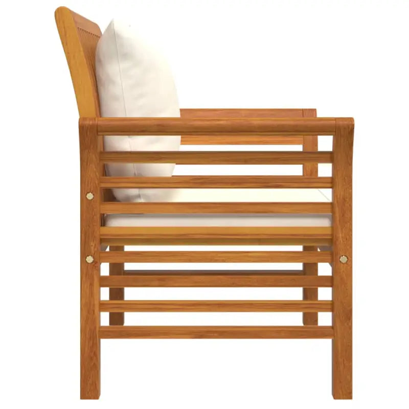 Tuinstoelen van massief acaciahout voor een rustieke uitstraling - Tuinstoelen
