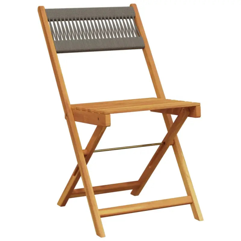 Tuinstoelen van massief acaciahout voor gezellige momenten - Tuinstoelen