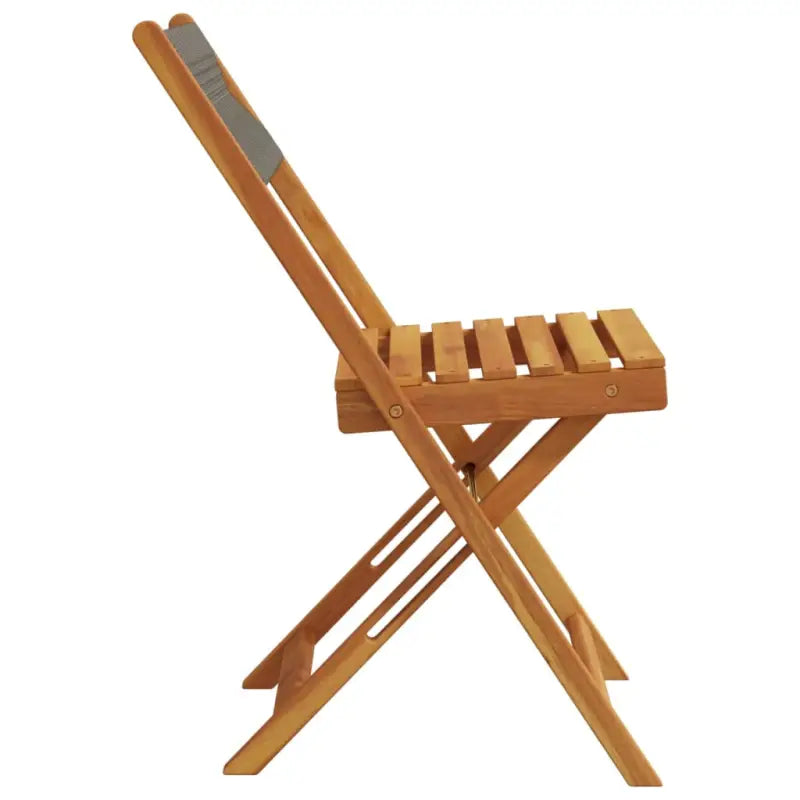 Tuinstoelen van massief acaciahout voor gezellige momenten - Tuinstoelen