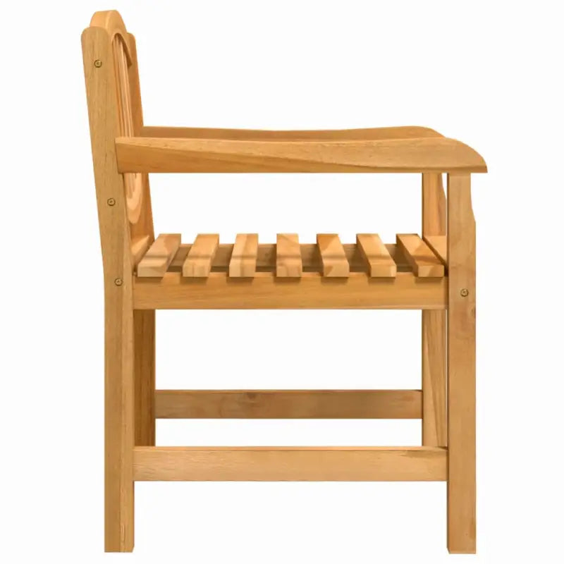 Tuinstoelen van massief teakhout met gelat ontwerp voor buiten - Tuinstoelen